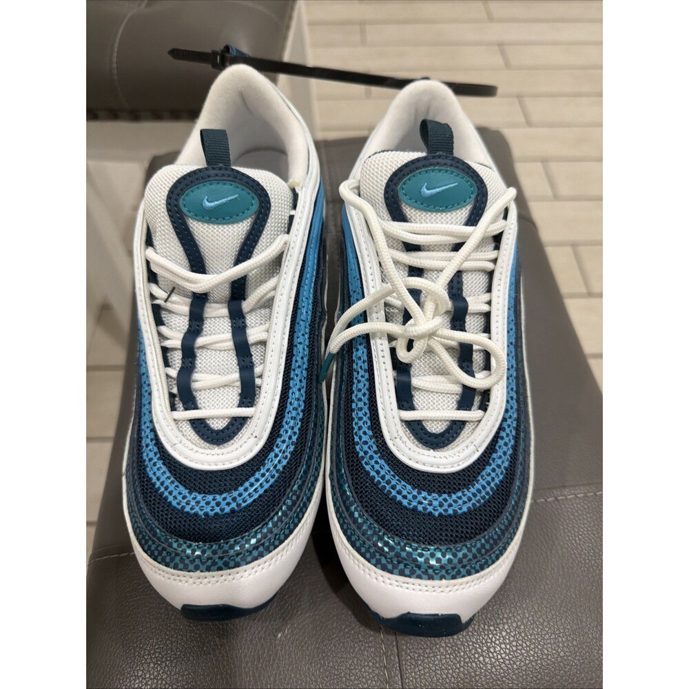 Nike Air Max 97 Blue White Boys' Sneakers US 7Y